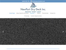 Tablet Screenshot of deckrepairsvancouver.com